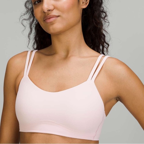Lululemon Like a Cloud Bra *Light Support, B/C Cup Strawberry Milkshake Size 4 - Picture 2 of 7